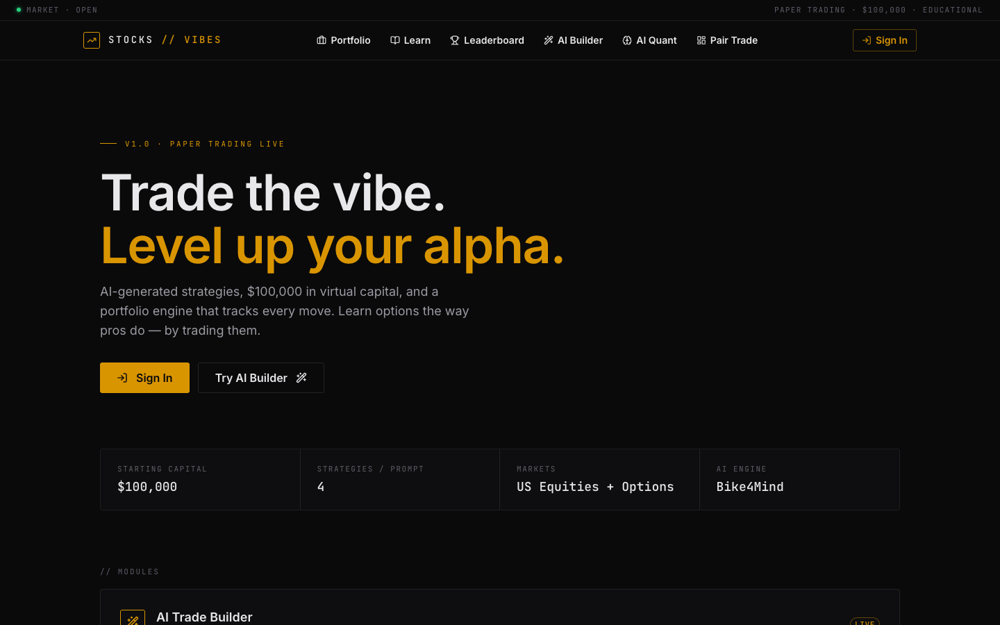 StocksandVibes screenshot