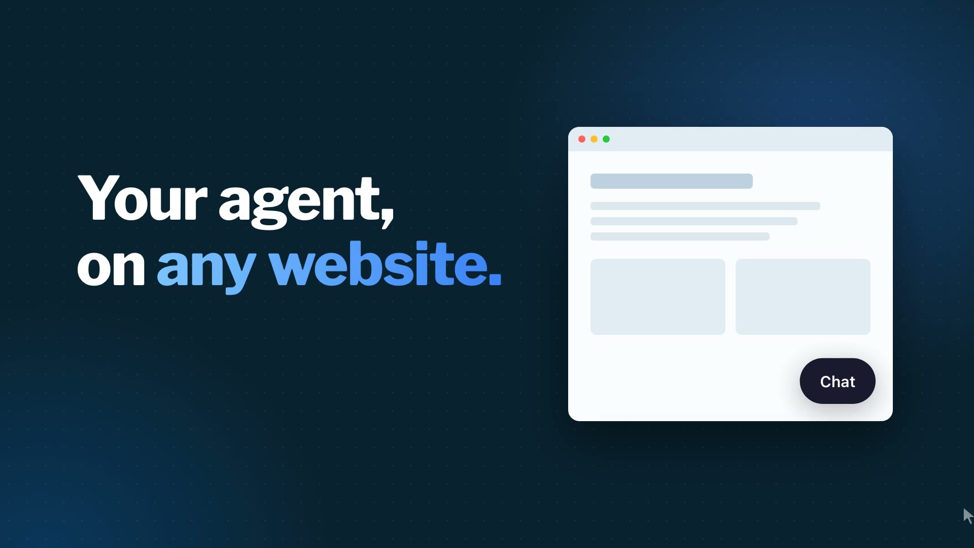 An assistant embedded on a website